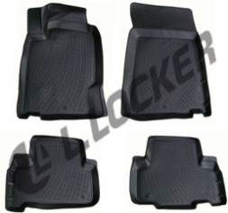 Коврики резиновые   Ssang Yong Rexton III с 2012  тэп (корыто)