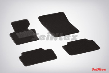 Коврики текстильн. BMW X3  E83 2000-2010г.  /компл.4шт./осн.резин./  LUX