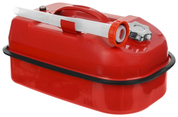 Канистра металлическая  &quot;М5&quot;  10L горизонт., оцинкованная, крышка, воздушн. клапан /лейка