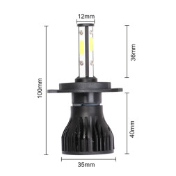 Carlife Cвет-од H7 5500K 8000Lm 2шт.