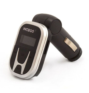 FM - Модулятор INTEGO® FM-101 USB+Micro SD+пульт AUX кабель