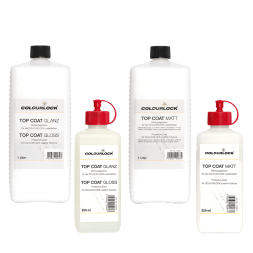 Top Coat Верхнее защитное покрытие окрашенной поверхности -лак с блеском, 250 мл LZ-12226