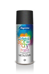 MagicLine  Краска металлик  2000  Черная  (450мл) RAL 790M