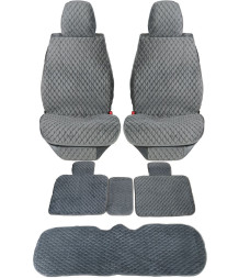 Комплект Накидок Seintex «Classic Ultra» Серый (велюр)