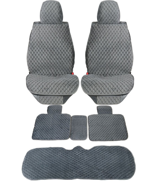 Комплект Накидок  Seintex  «Classic Ultra» Серый (велюр)
