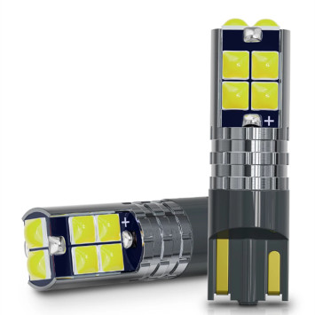 SOLAR  Свет-од  12V  T10 10 SMD W5W  W2.1x9.5d   белый