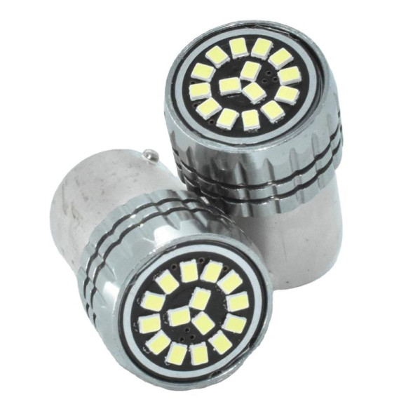 SOLAR  Свет-од  12V  T25  15 SMD 2016  21/5W   BAY15d  белый