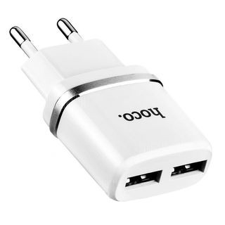 Зарядные устройства 220V HOCO 2USB 2.4A Белый