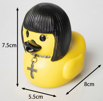 Игрушка на торпедо &quot;УТКА готика&quot; (леди №2)  7,5см*8см