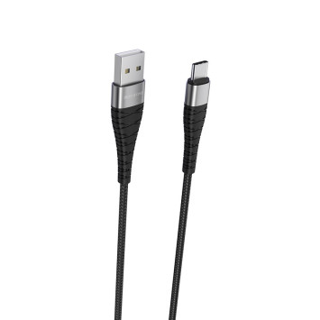 Кабель Borofone  USB - lightning  (25см)  черный BX32