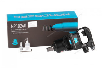 Ударный пневмогайковерт NORDBERG NP18240 с коротким валом (1&quot;, 2500 Нм)