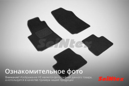 Коврики текстильн. УАЗ Патриот c 2015г-  /компл.4шт./осн.резин./ LUX
