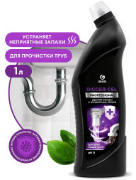 GRASS Средство для чистки труб "DIGGER-GEL PRO" гель 1л.