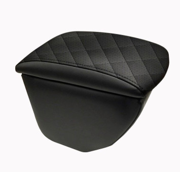 Подлокотник мод. Skoda Rapid с 2020г-  чёрный/чёрный/чёрный  РОМБ