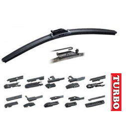 Дворники  CF  TURBO 70, 28&quot; бескаркасные 700мм (11 адаптеров)