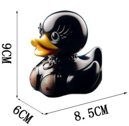 Игрушка на торпедо "УТКА готика" (леди №3)  9,5см*8,5см