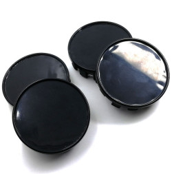 Заглушка (колпачок) на литой диск D63, наружн. d=63 мм, внутр d=58 мм. черный