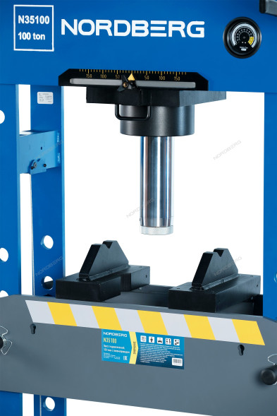 Напольный пресс NORDBERG N35100 с пневмоприводом и педалью (PRO-серия)