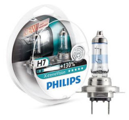 Автолампа Philips 12V   H7    55W  PX26d  X-treme Vision (+130% света) Set 2 pcs.