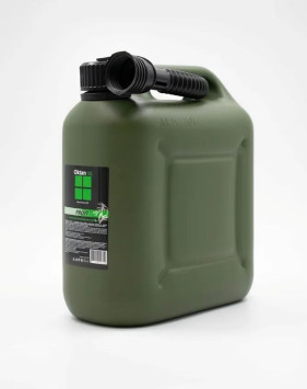 Канистра пластиковая  Oktan  10л (хаки) усиленная с заливным устройством