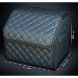 Сумка органайзер в багажник «S» 30х30х30 черный/черный Premium качество