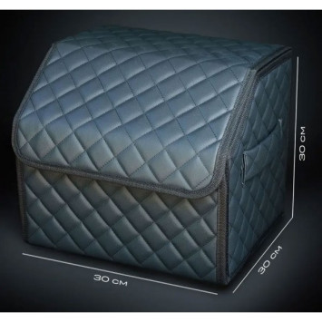 Сумка органайзер в багажник «S» 30х30х30 черный/черный Premium качество