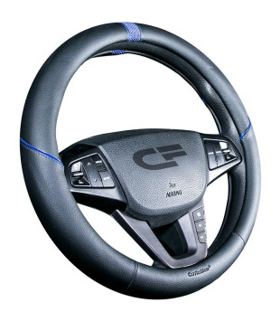 Оплетка на руль   CF  SECTOR - М,  Чёрный/Синий