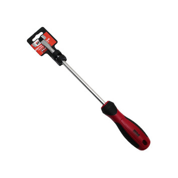 RedMark Отвертка шлицевая 8х200 мм c двухкомпонентной рукояткой