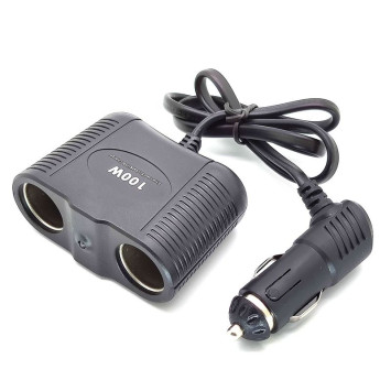 Разветвитель прикуривателя  2 выхода, OLESSON  Черный