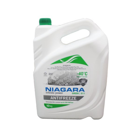 Антифриз  &quot;Niagara&quot;  G11  (зеленый) 10 кг