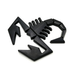 Наклейка 3D   Скорпион  (6,5x6,5см)  Черный
