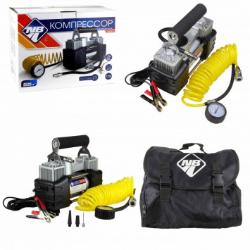 Компрессор TORNADO АК-90 10Атм/90л/150 PSI/клеммы /двухпоршневой/ метал.корпус/ СУМКА