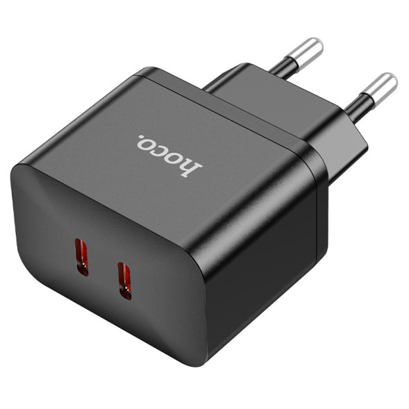 Зарядные устройства 220V  HOCO  Type C 2шт , QC3.0 (быстрая зарядка)