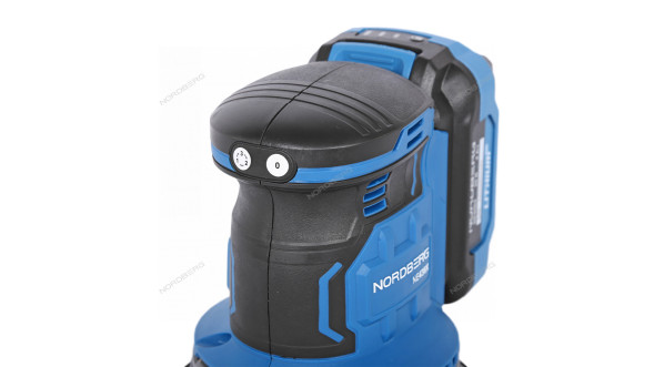 Аккумуляторная шлифовальная орбитальная машина NORDBERG NE436K с регулировкой оборотов (150 мм)