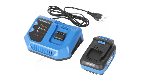 Аккумуляторная шлифовальная орбитальная машина NORDBERG NE436K с регулировкой оборотов (150 мм)