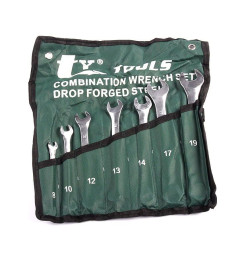 DC Набор ключей 8-19мм  7 предметов, на полотне