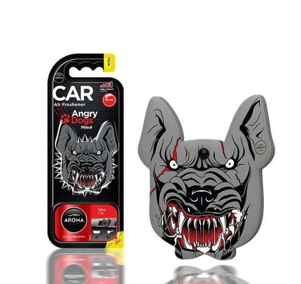 Осв.воздуха  AROMA CAR  Angry Dogs &quot;New Car&quot;  (на дефлектор/подвесной)