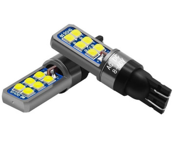 SOLAR  Свет-од  12V  T10 12 SMD 3030 W5W  W2.1x9.5d