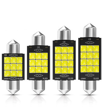 SOLAR  Свет-од  12V  T11x39  12 SMD C5W  SV8.5  белый