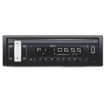 Автомагн.  ACV-914BW  (белый)  USB/SD/FM ресивер Bluetooth (со съемной панелькой)