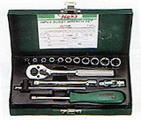 Инструмент HANS. Набор торцевых головок 1/4&quot; , 16 предметов