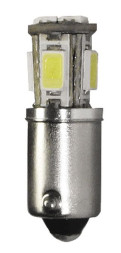 Маяк Cвет-од 12V  T8.5  6 SMD  (5630)   BA9s   WHITE  (уп.10шт.)