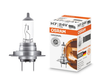Лампа OSRAM 24V     H7   70W    PX26d (картон 1шт)