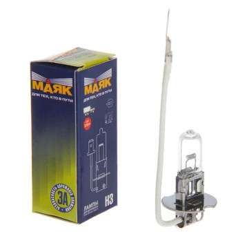 Лампа МАЯК 24V    H3  100W   РK22s (1шт)