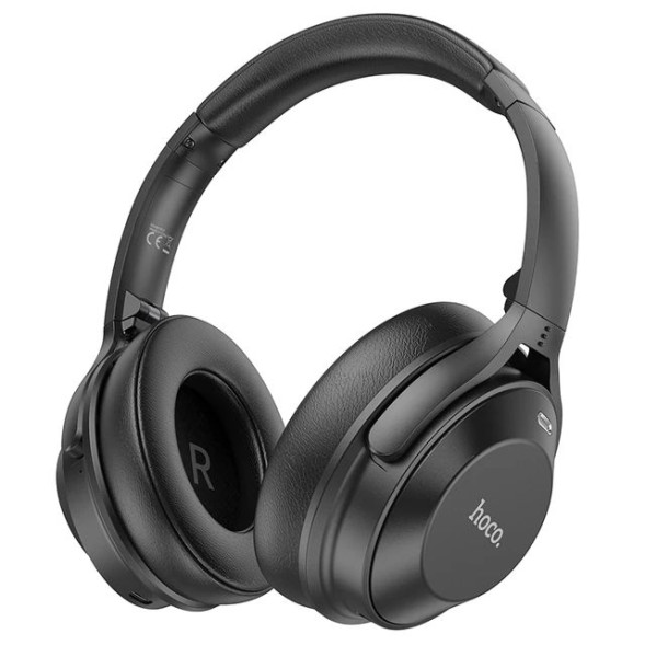 Наушники HOCO W37 накладные, Bluetooth, 500 мАч, с активным шумоподавлением черный