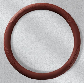Оплетка на руль Carlife "Nappa" М, Красный/Красная кожа с перфорацией