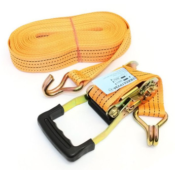 Стяжка груза  &quot;RedMark&quot;  50мм х 12м  8т.  с фиксатором , в пакете