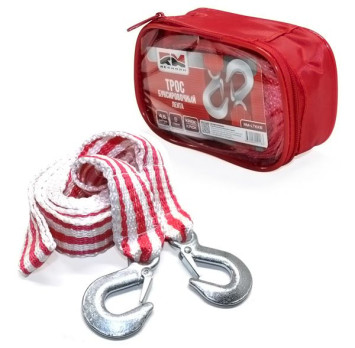 Трос буксировочный  &quot;RedMark&quot; лента (4,5 м 6 т.) крюк/крюк в сумке