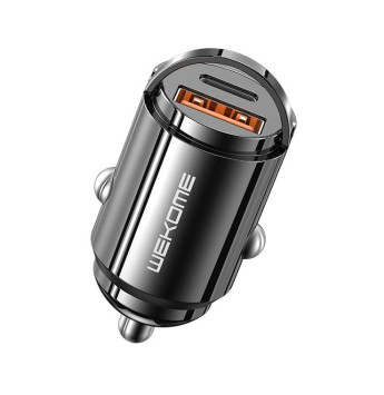 АЗУ  Wekome  2USB (12/24V - QC3.0  9V/2.22A ) Черный