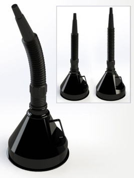 Лейка заправочная  ГСМ Oktan с фильтром, 160 мм